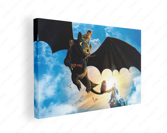 How to Train Your Dragon movie canvas print