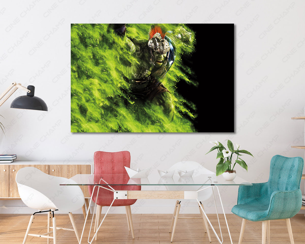 Hulk Thor Marvel canvas print