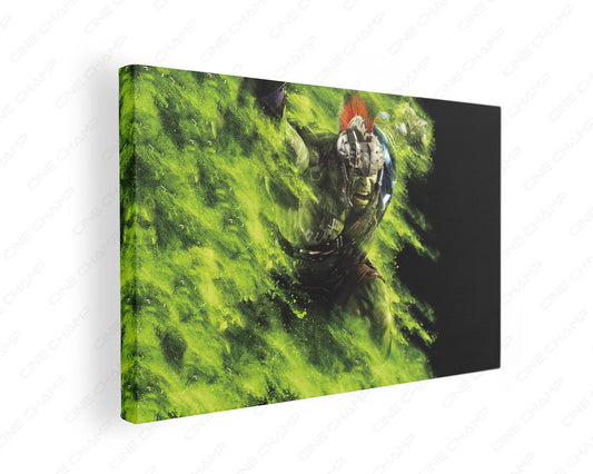 Hulk and Thor Ragnarok canvas wall art