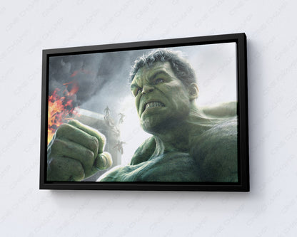 Hulk canvas for gaming room