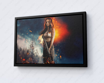 Hunting Grounds canvas for home theater