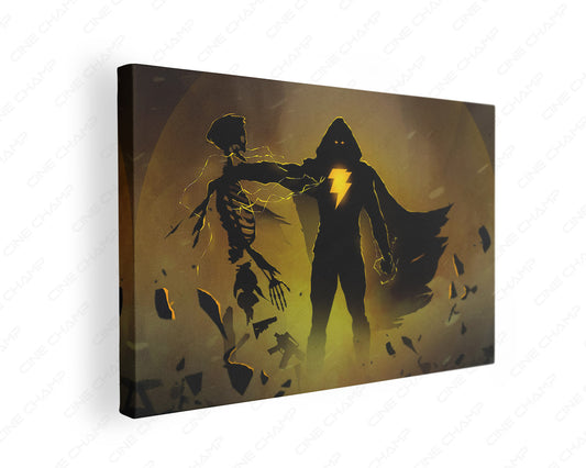 I Said It First Black Adam canvas wall art