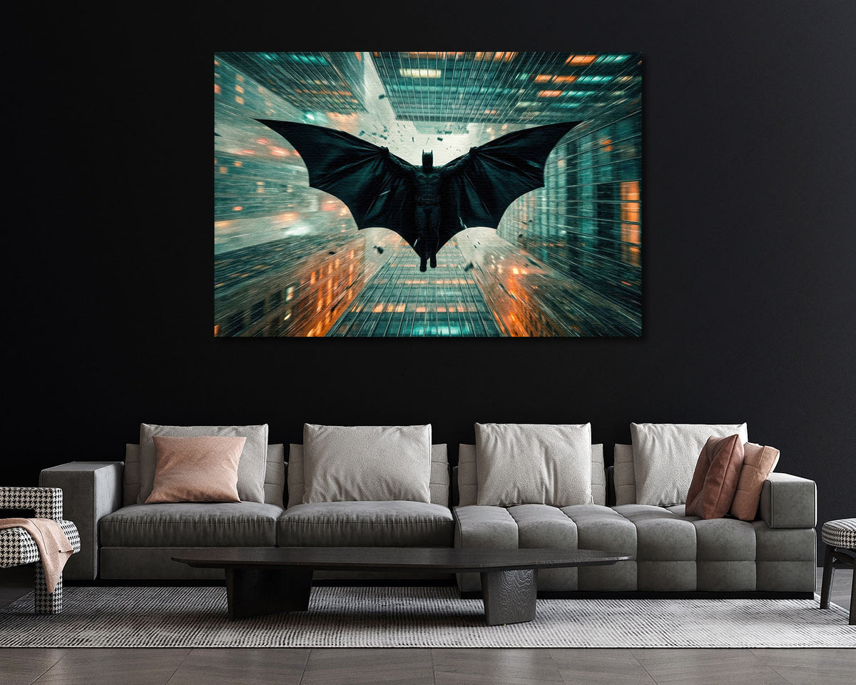 Iconic Batman Pose Canvas Print