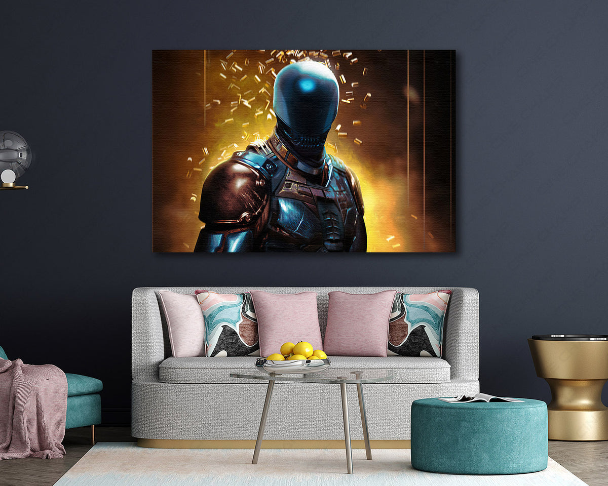 Idris Elba superhero canvas artwork