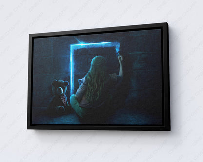 Imaginary canvas for horror room