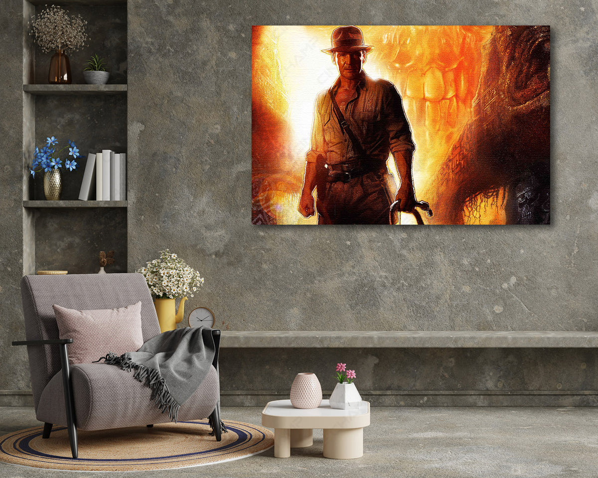 Indiana Jones Crystal Skull canvas print