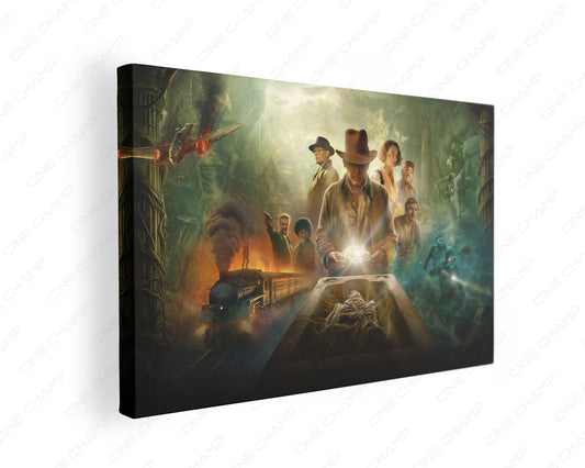Indiana Jones Dial of Destiny canvas print wall art
