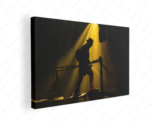 Indiana Jones Dial of Destiny cinematic canvas wall art