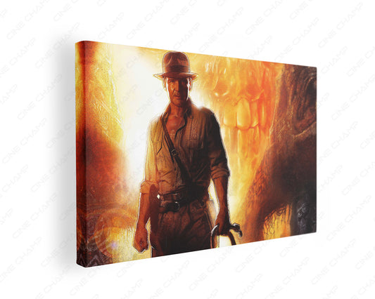 Indiana Jones Kingdom of the Crystal Skull canvas wall art