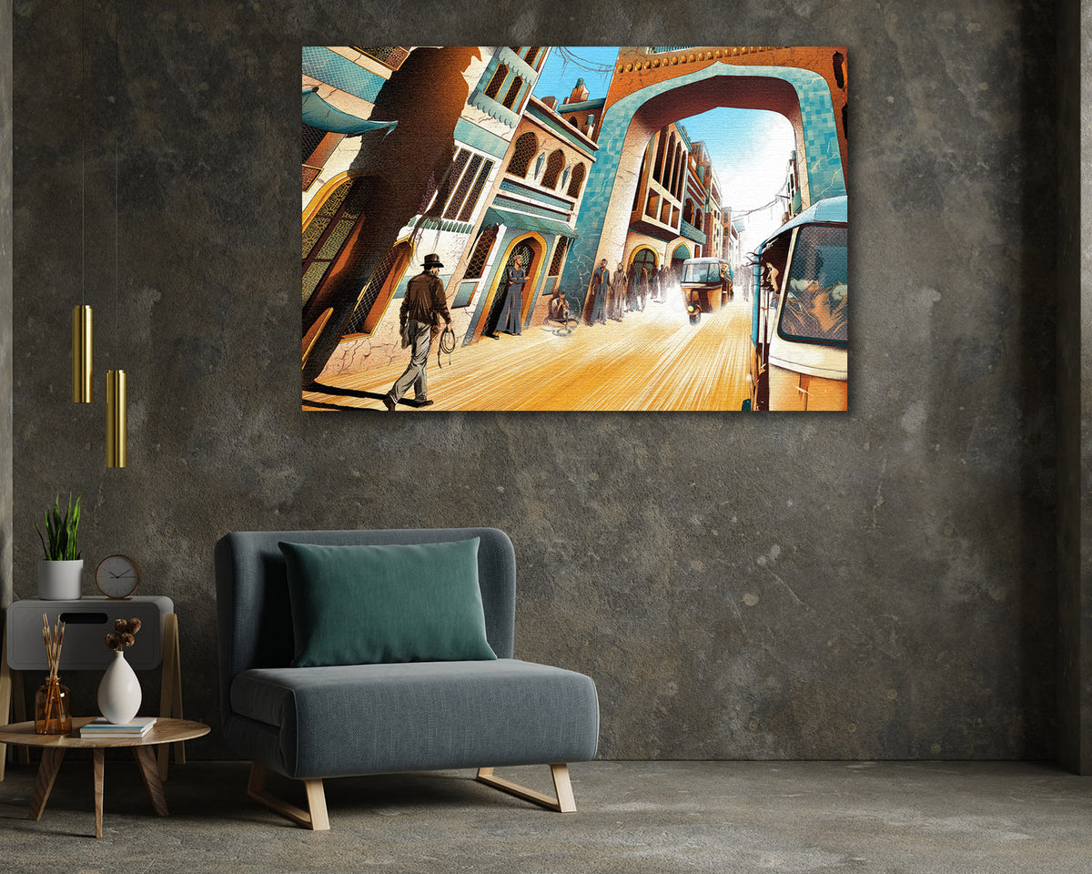 Indiana Jones adventure canvas print