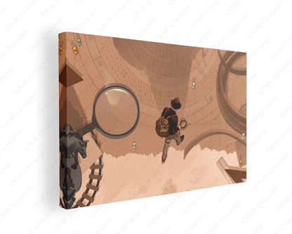 Indiana Jones adventure movie canvas print