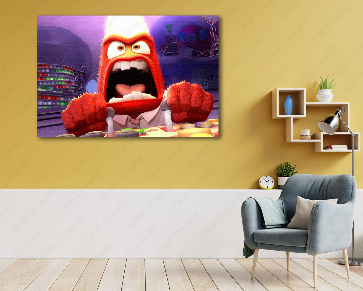 Inside Out Anger wall artwork