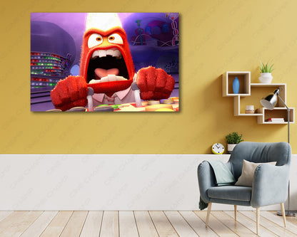 Inside Out Anger wall artwork