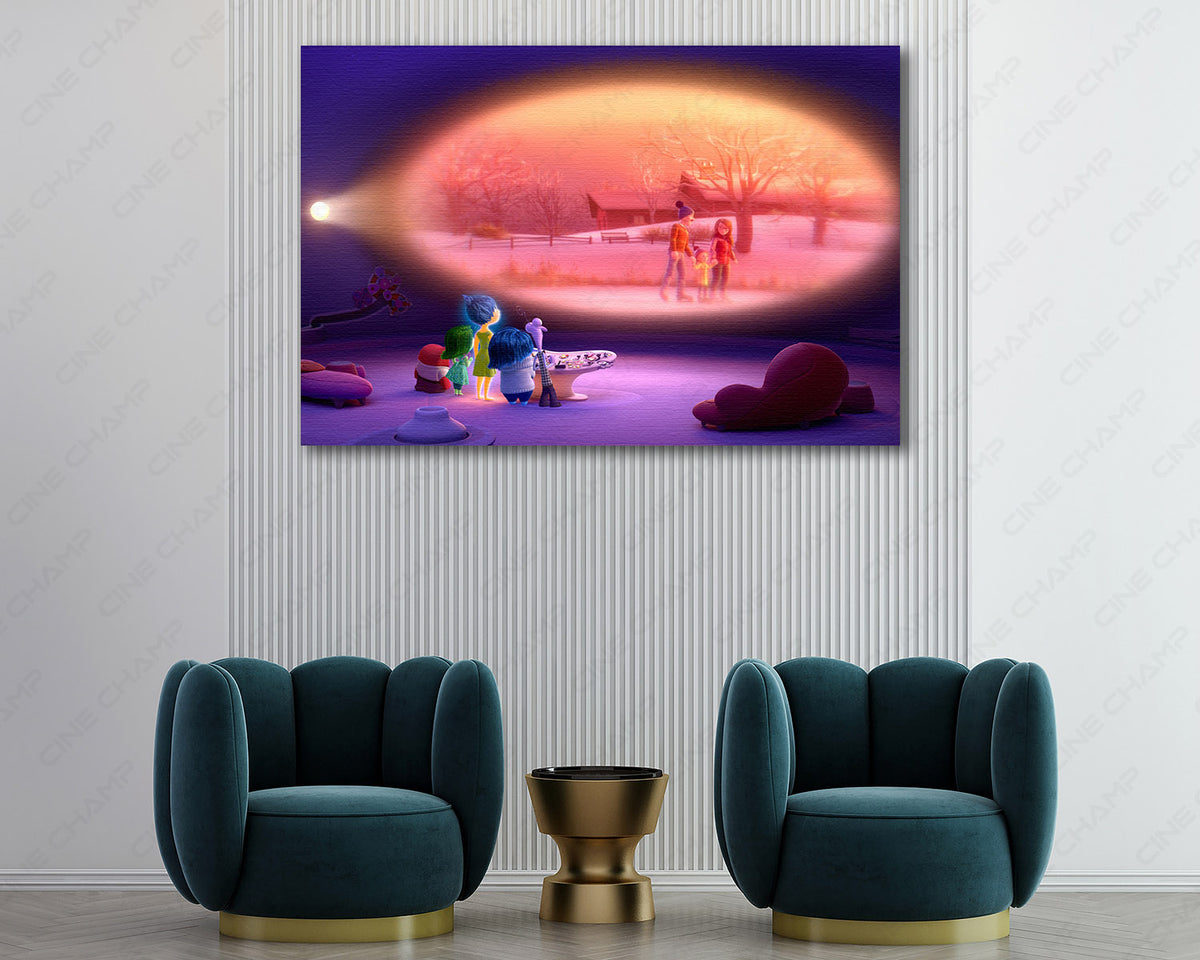 Inside Out Pixar canvas print