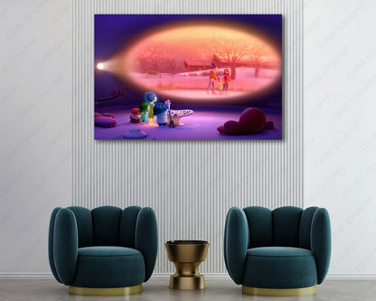 Inside Out Pixar canvas print