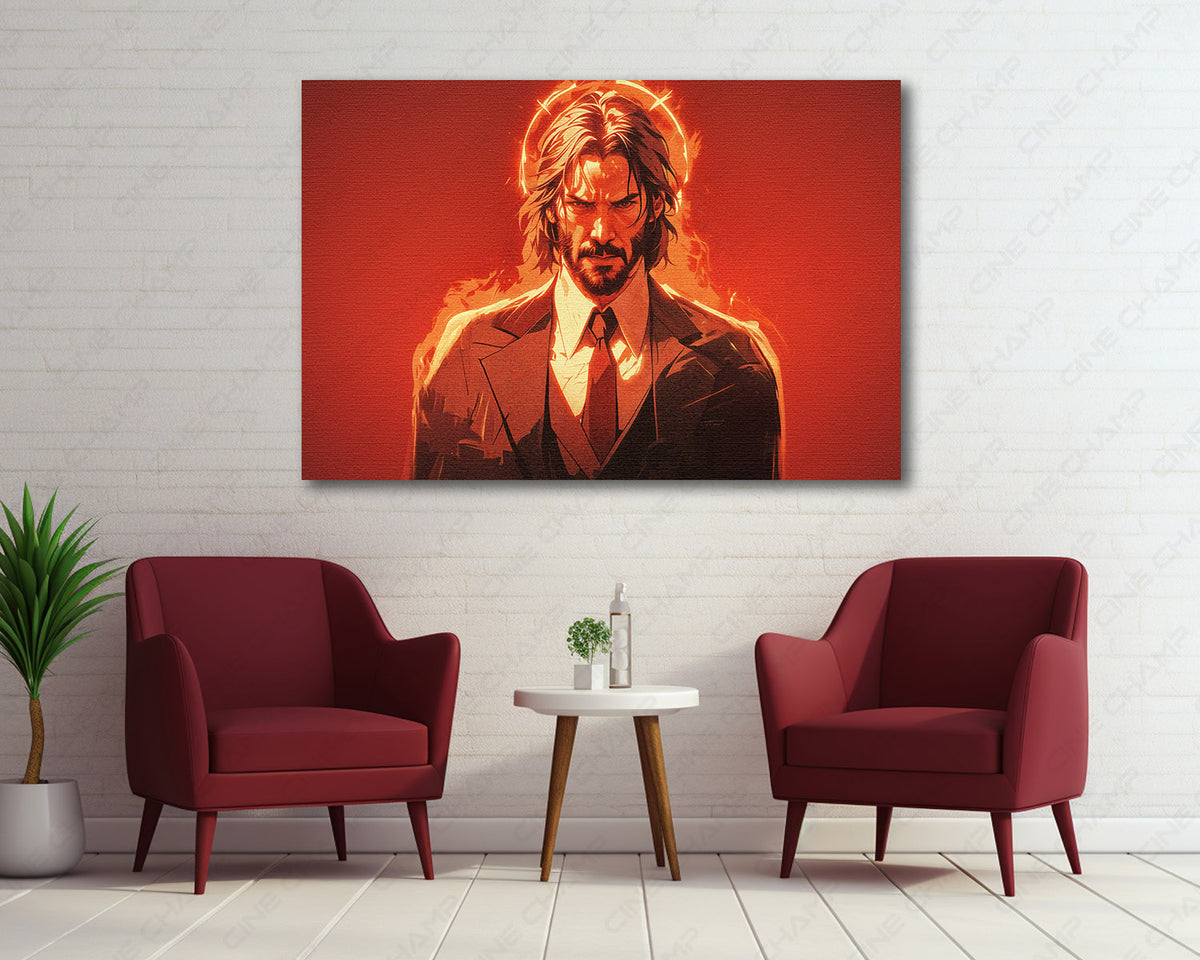 Intense John Wick wall decoration