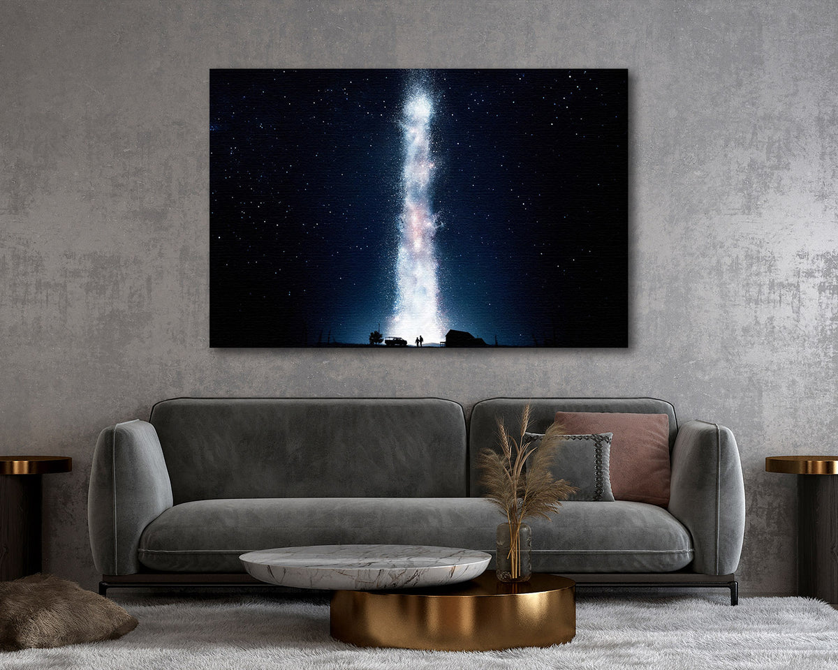 Interstellar movie canvas print