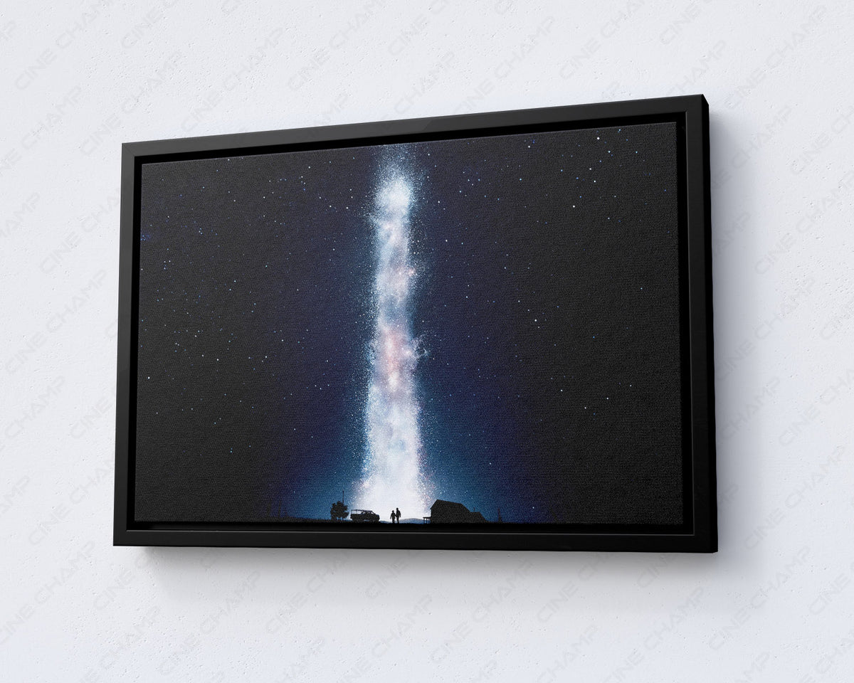 Interstellar poster style wall art