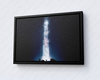 Interstellar poster style wall art