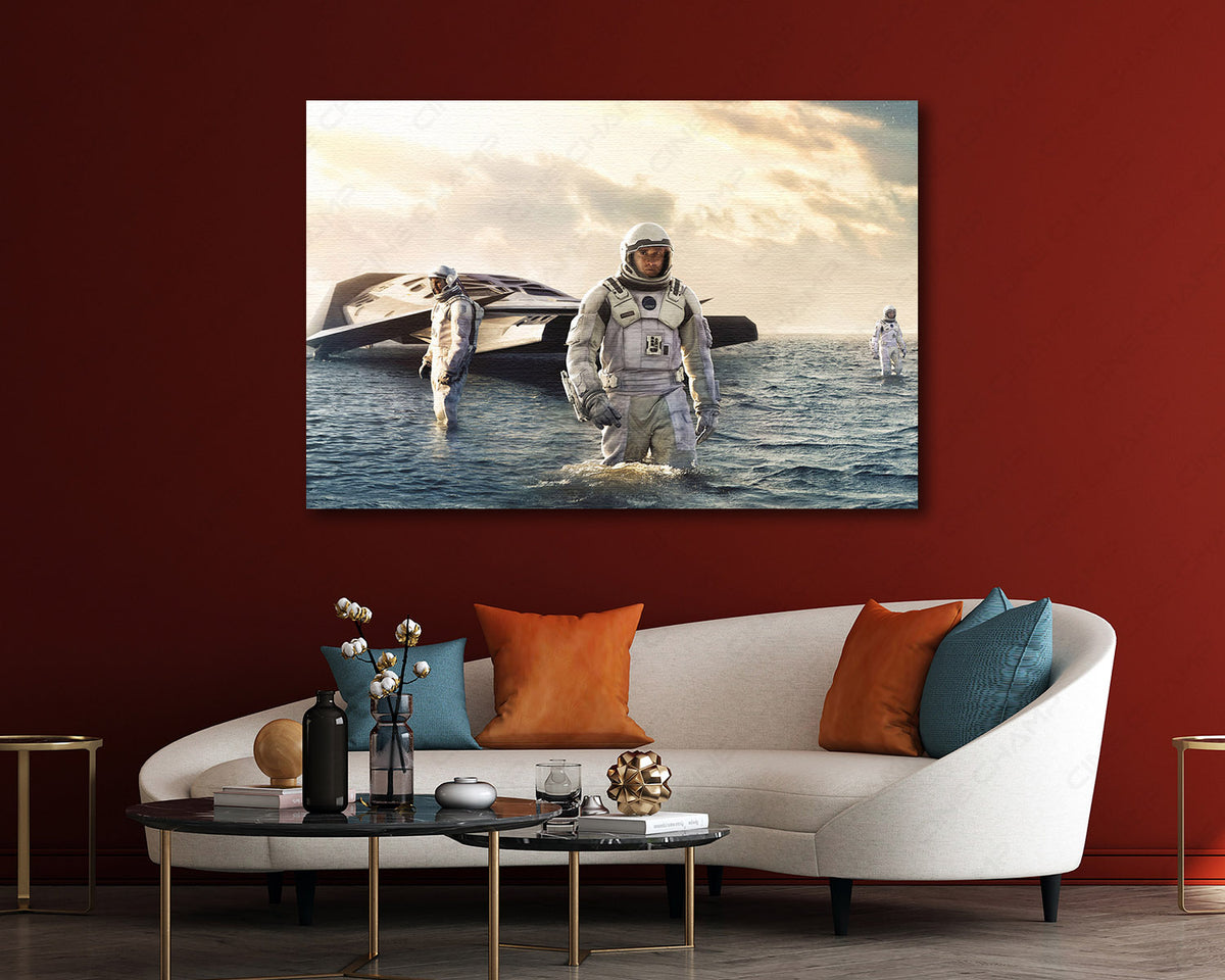 Interstellar sci fi movie canvas print