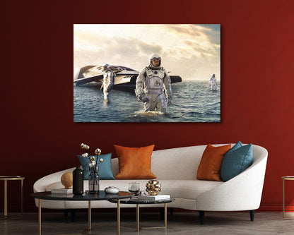 Interstellar sci fi movie canvas print