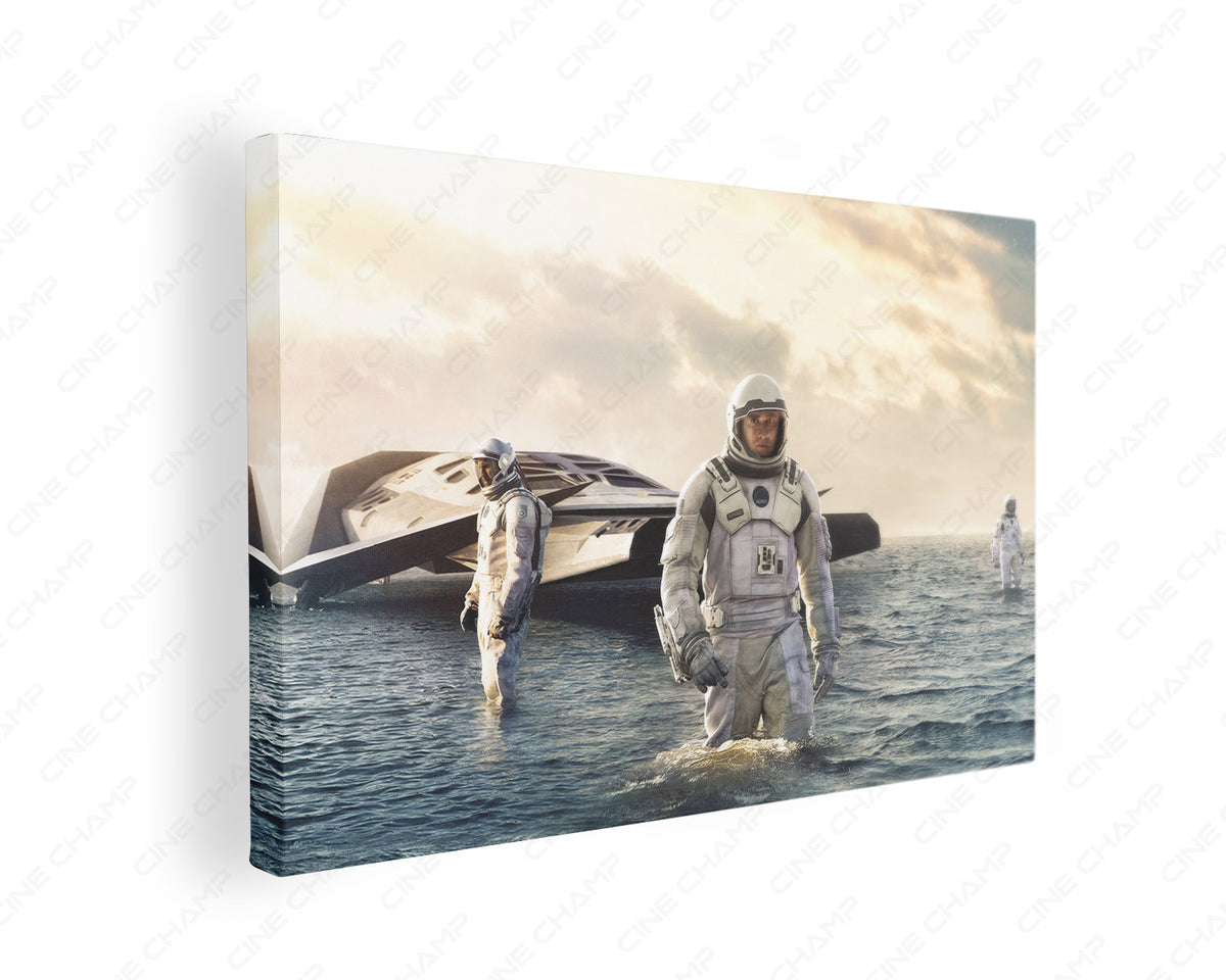 Interstellar space canvas wall art