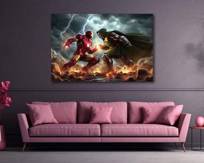 Iron Man Doctor Doom canvas print
