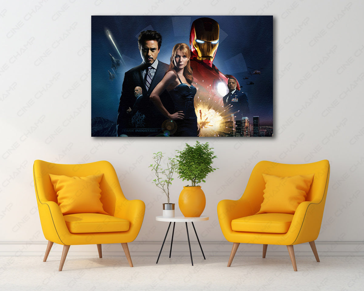 Iron Man Tony Stark canvas print