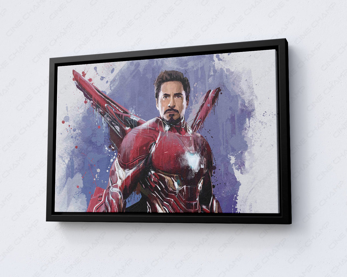 Iron Man abstract superhero wall decor
