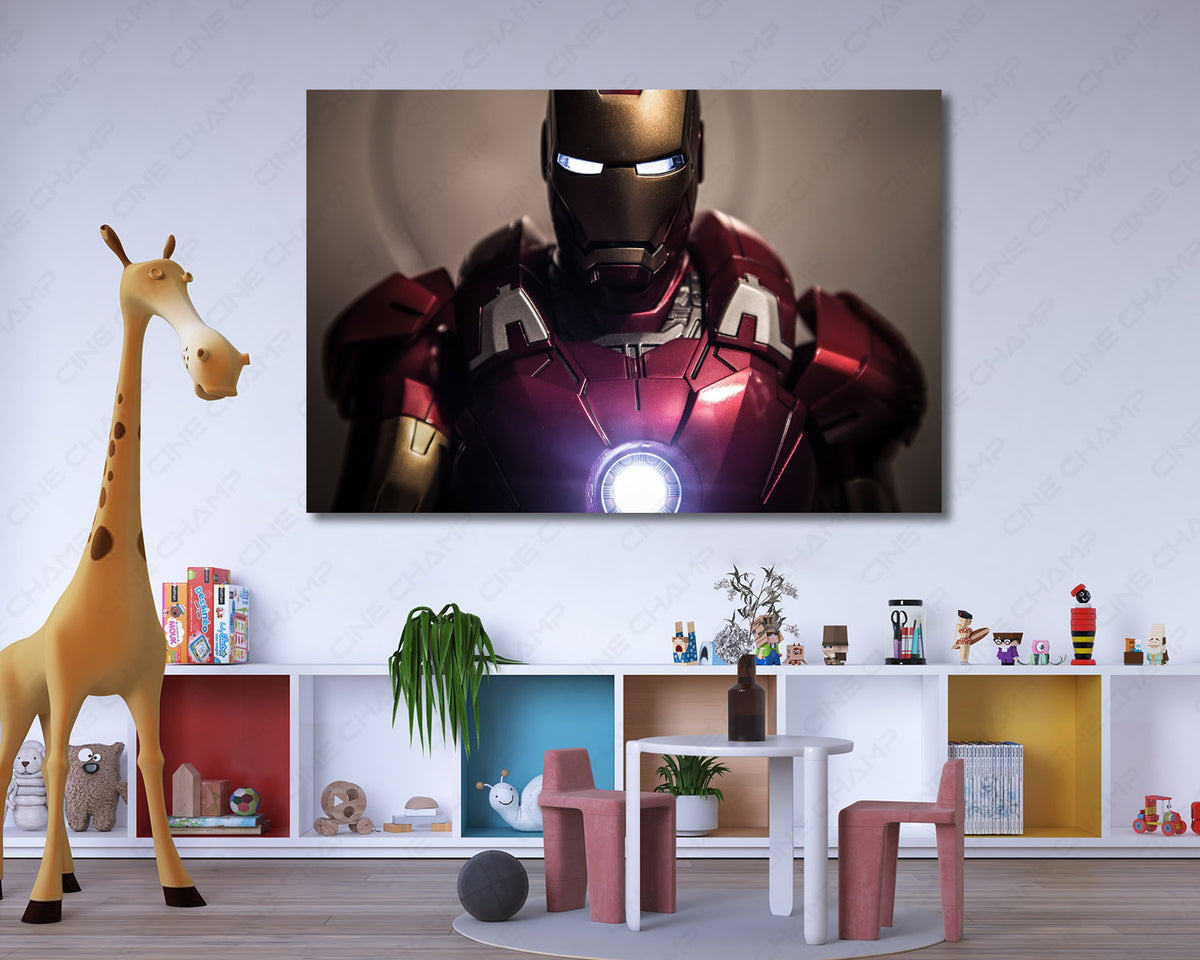 Iron Man armor collector canvas