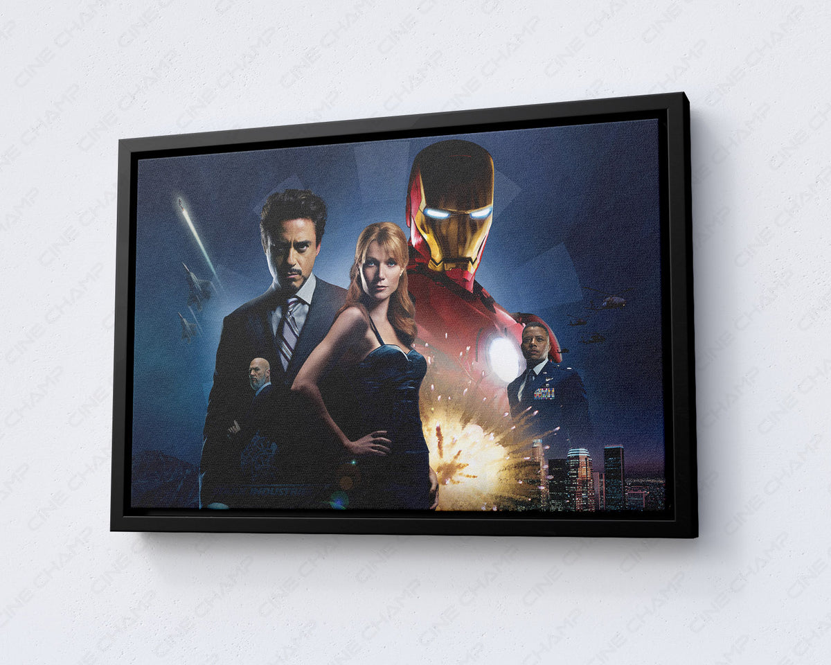 Iron Man armored superhero wall decor