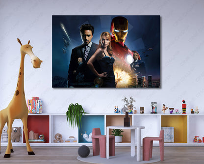 Iron Man collector premium wall art