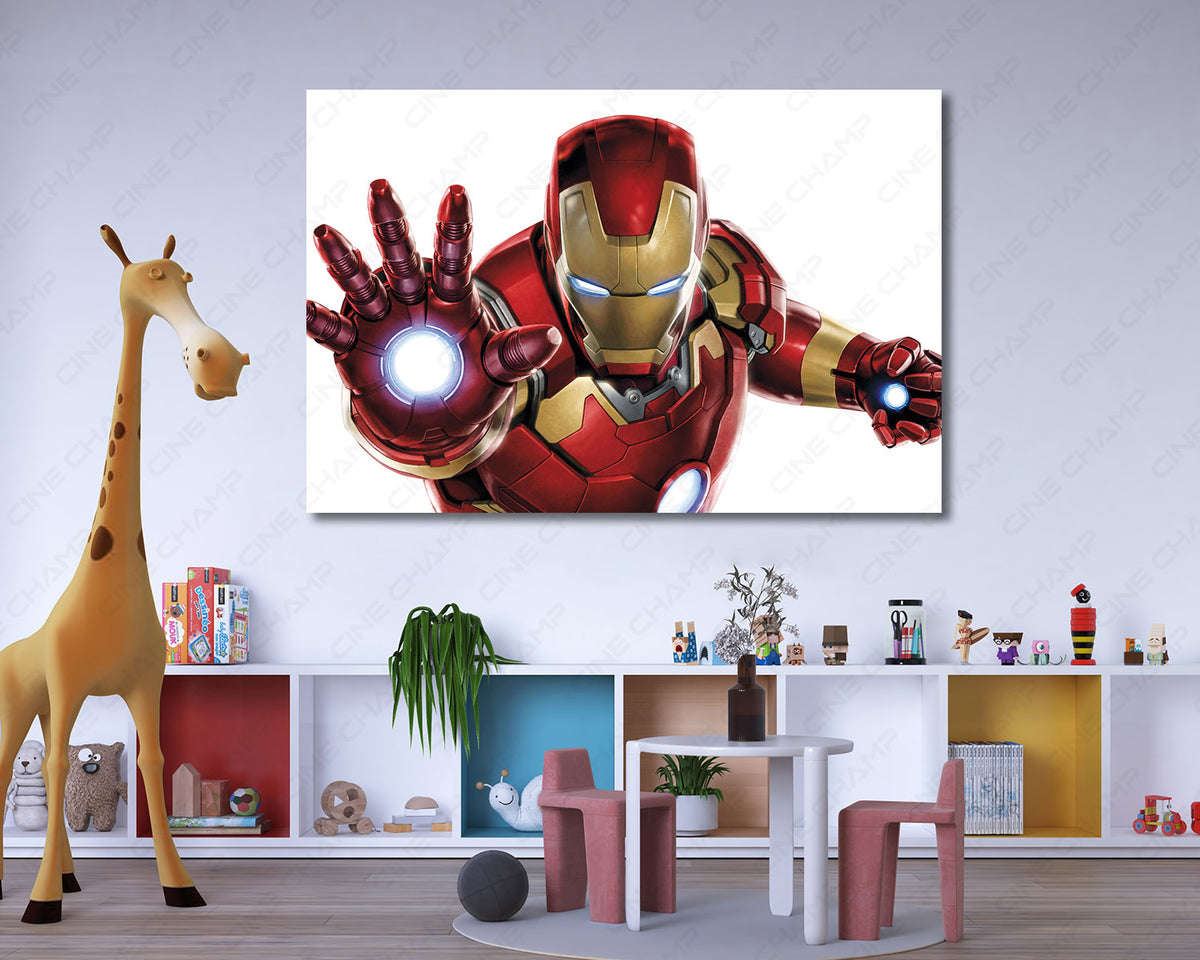 Iron Man collector wall art