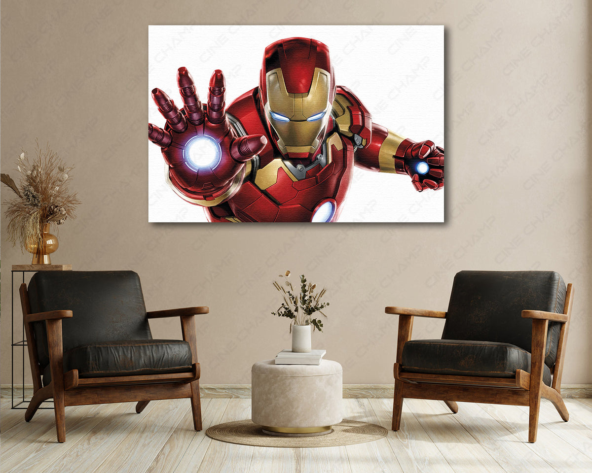 Iron Man superhero canvas print