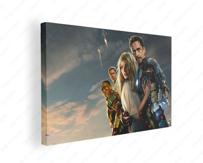 Iron Man superhero canvas wall art
