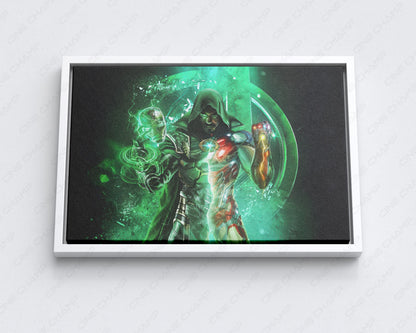 Iron Man vs Doctor Doom superhero wall decor