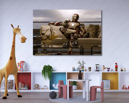 Iron Man wall art canvas print