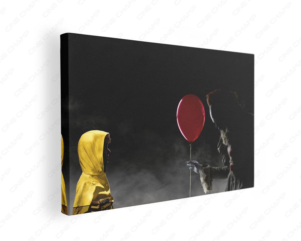 It Balloon canvas wall art
