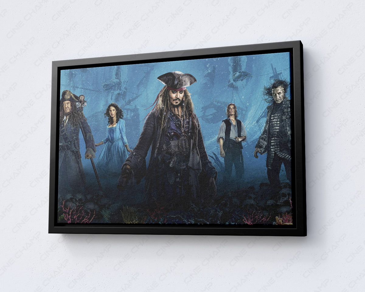 Jack Sparrow Pirate Movie Canvas Artwork