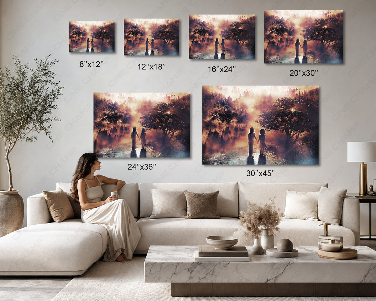 Japanese Horror Home Theater Canvas