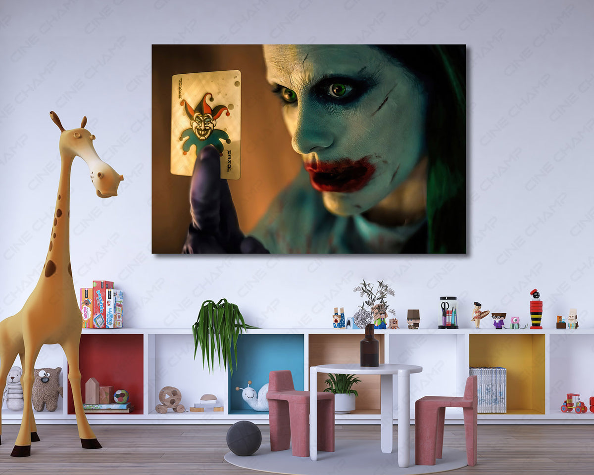 Jared Leto Joker Justice League canvas print