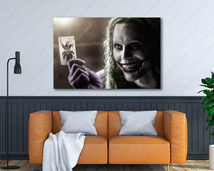 Jared Leto Joker canvas print