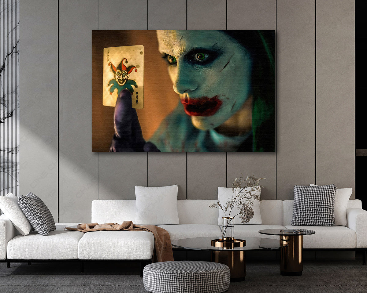 Jared Leto Joker cinematic character artwork