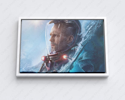 Jason Statham Action Hero Canvas Artwork