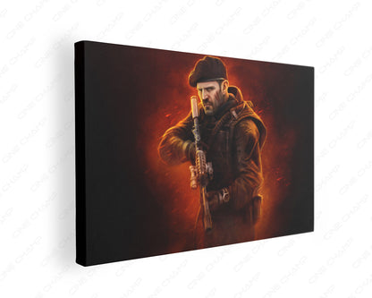 Jason Statham The Expendables canvas wall art