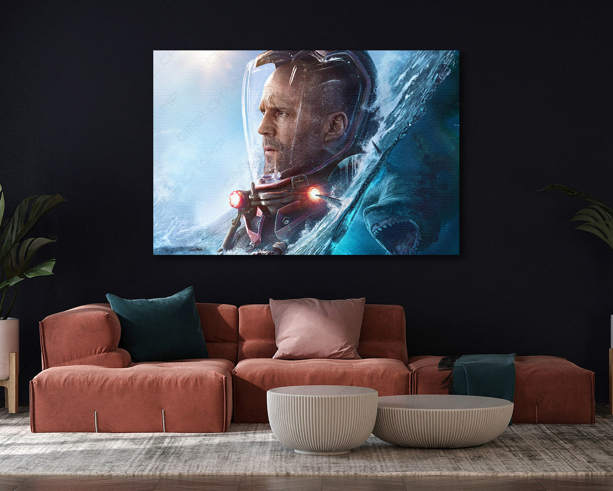 Jason Statham The Trench Canvas Print