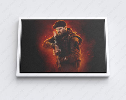 Jason Statham canvas for man cave
