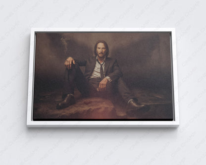 John Constantine Dark Fantasy Canvas