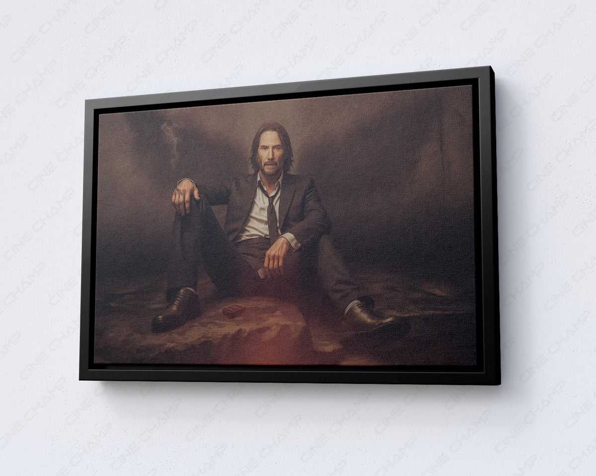 John Constantine Keanu Reeves Canvas Print