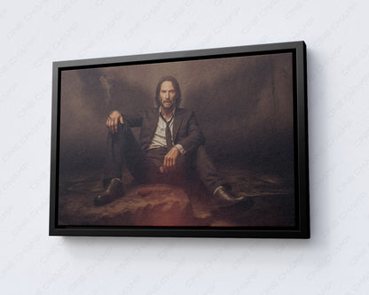 John Constantine Keanu Reeves Canvas Print